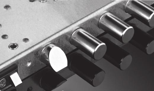 catenaccio è garantito dal tradizionale movimento meccanico della chiave.