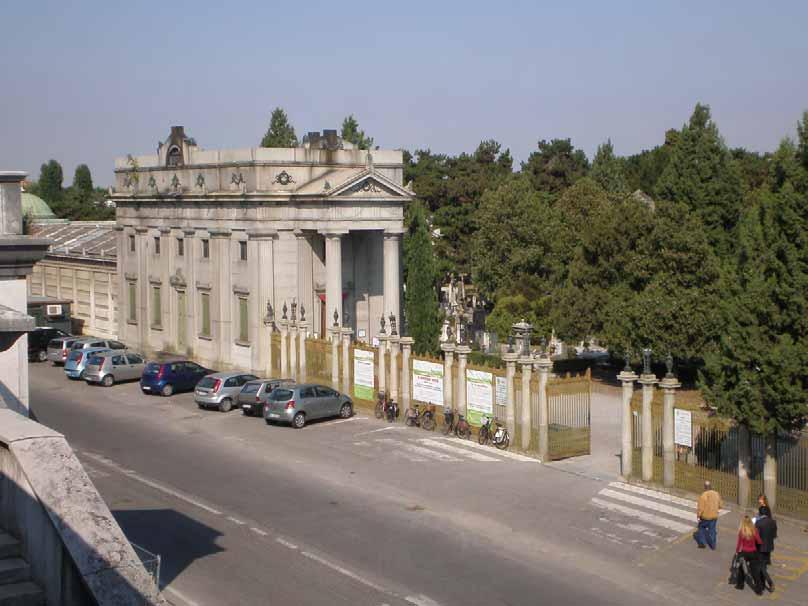 L EPOCA NEOCLASSICA: dal 1739 al 1848 CIVICO CIMITERO Via Cimitero L età neoclassica è un periodo di grande trasformazione urbana ed il