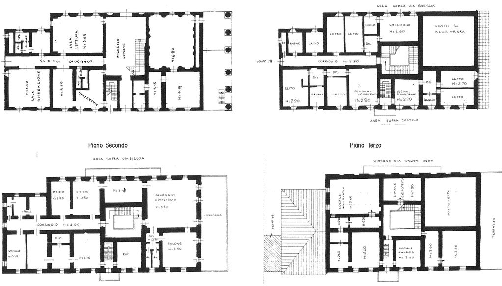 PIANO TERRA PIANO PRIMO PALAZZO EX DUEMIGLIA Centro civico e culturale