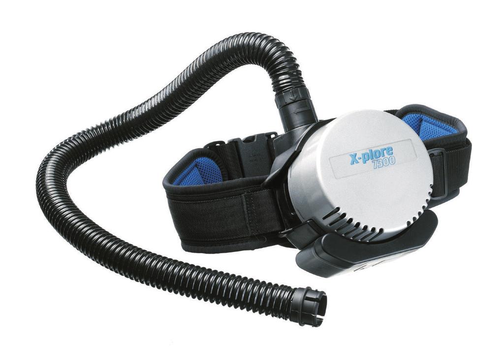 Dräger X-plore 7300 Respiratore a filtro assistito (PAPR) Dräger X-plore 7300 è il respiratore a filtro assistito adeguato per la protezione contro le particelle pericolose.