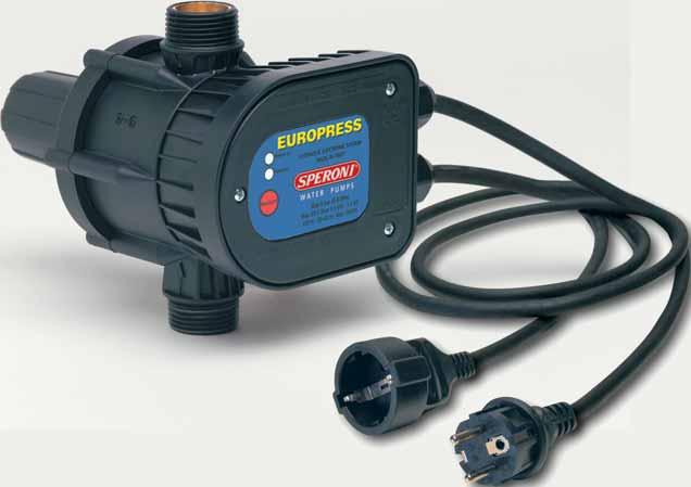 PRESSURE REGULTOR FOR ELECTRIC PUMPS PPLICZIONI Particolarmente adatto per il controllo automatico degli impianti di pressurizzazione idrica.