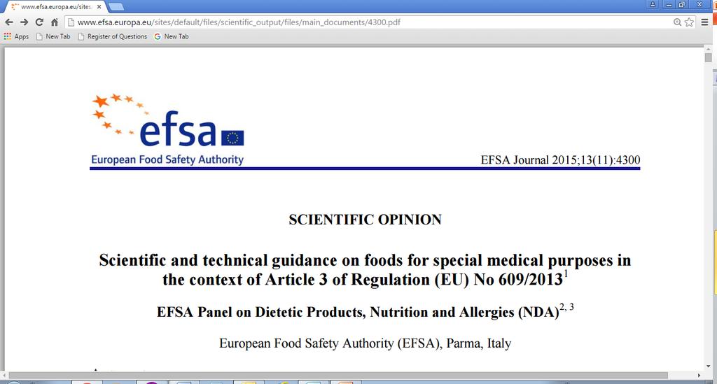 Guida dell EFSA