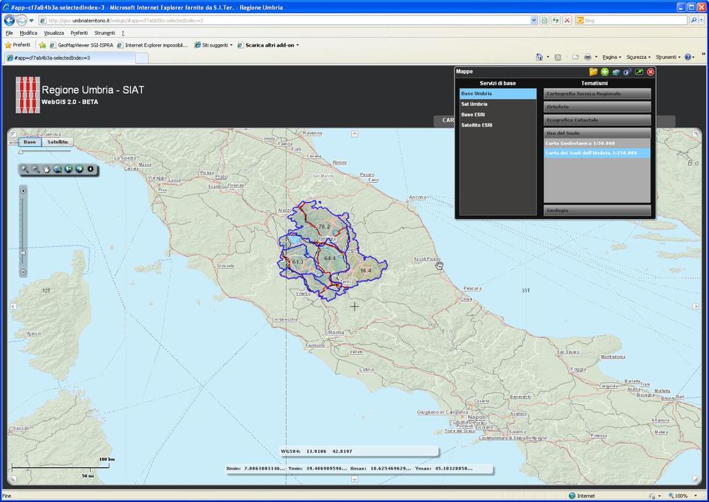 Regione WebGIS 2.