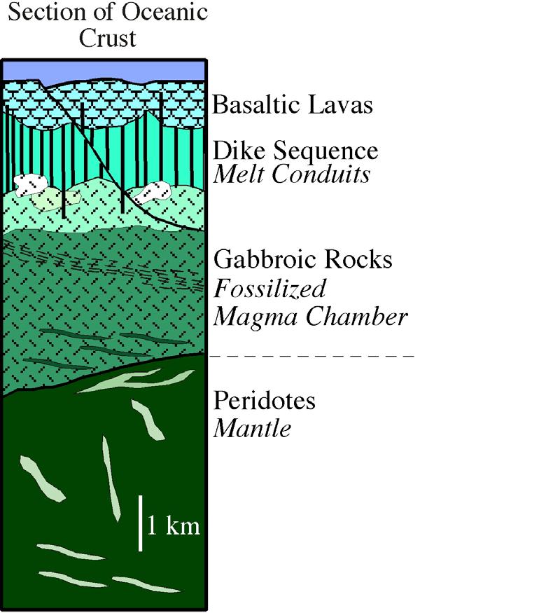 SERIE OFIOLITICA Lave pillow prodotto di solidificazione di una massa fusa (magma). Dicchi - Particolare giacitura (ossia disposizione nello spazio) di una roccia.