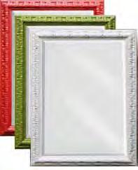 Art. 9348-2 Specchiera, cornice in legno e pasta, colore