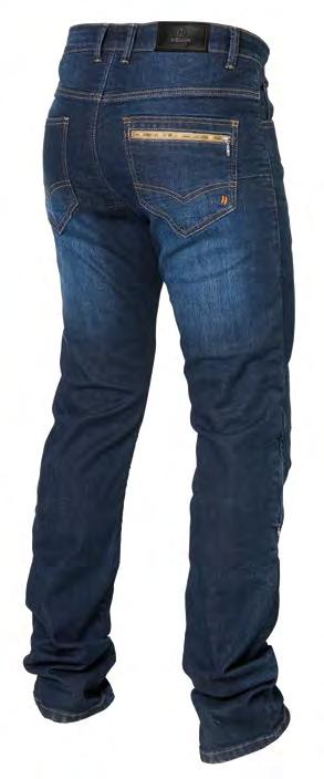 STONE HPS405M Jeans STONE effetto invecchiato con fodera in fibra aramidica e caratteristiche di resistenza meccanica alla trazione, all abrasione e al calore su aree di contatto