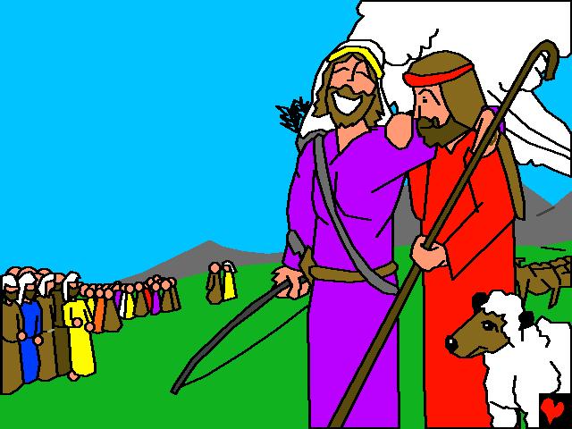 E che viaggio! Esaú andó incontro a Giacobbe con quattrocento uomini! Ma non gli fece del male.