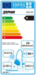 energetico Il corpo motore si separa per diventare un aspirapolvere