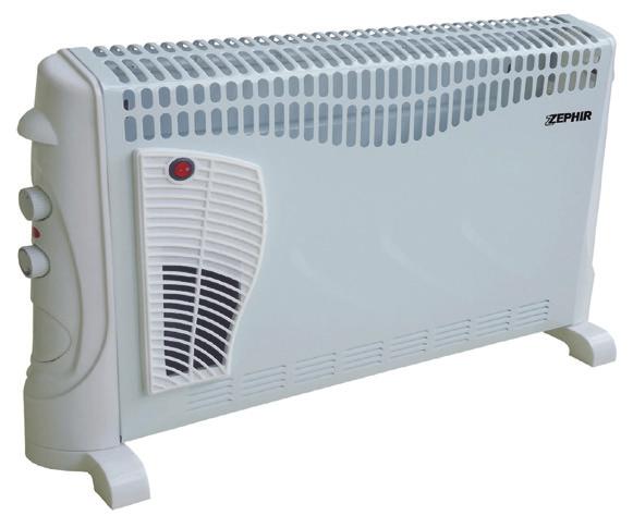 ZCV2003TT TERMOCONVETTORE DA PAVIMENTO Potenza max 2000W 3 Livelli di Potenza 750-1250-2000W Funzione Turbo Timer 24h