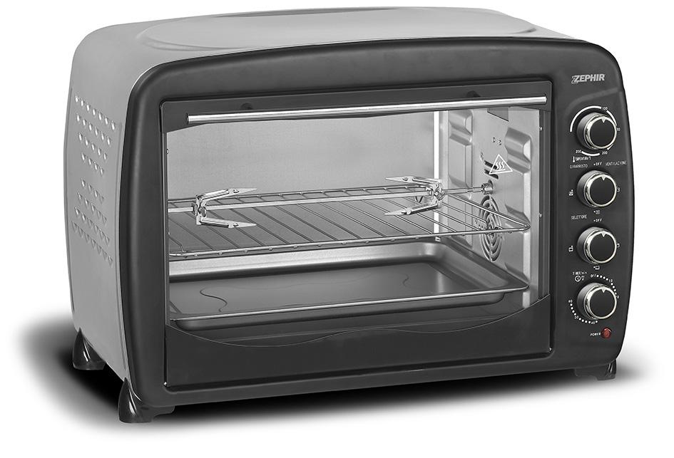 Linea Cucina ZHC145 42L FORNO ELETTRICO Forno Elettrico 42L Potenza 1500W Ventilazione Interna Luce Interna Maniglia Frontale in Acciaio Timer 60 Minuti Selettore