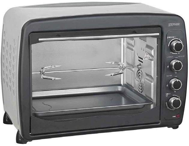 8019101712455 ZHC165 65L FORNO ELETTRICO Forno Elettrico 65L Potenza 2000W Ventilazione Interna Luce Interna Maniglia Frontale in Acciaio Timer 60 Minuti Selettore