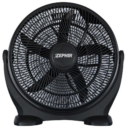 Linea Ventilazione SERIE ALTA VELOCITA ZBF03CM VENTILATORE AD ALTA VELOCITÀ Dimensione pale 30cm 3 Velocità Potenza 50W Griglia frontale con alette radiali curve Orientabile Appendibile a parete