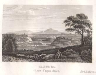 6 Fig. 10 Incisione a bulino realizzata nel 1824 da Karl Frommel con la veduta della zona di Albunea.