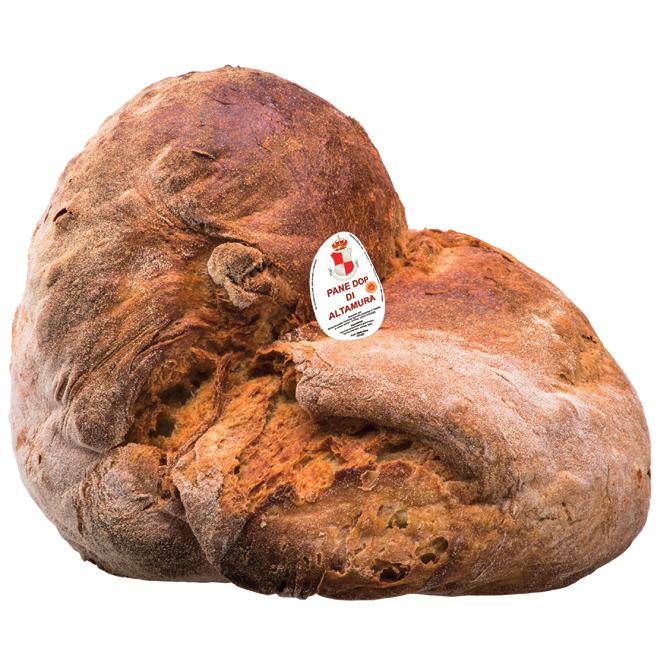 Pane d Altamura DOP forma alta da 1 kg Pane d Altamura DOP forma bassa da 1 kg Il pane di Altamura DOP è un prodotto di panetteria ottenuto dal rimacinato di semola di grano duro DOP, ricavato