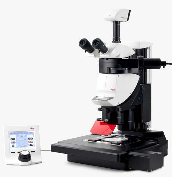 Panoramica di un microscopio della serie M 1. Oculari per portatori di occhiali con correzione diottrica e conchiglie paraluce 2. Tubo trinoculare 3. Involucro fluorescenza 4.