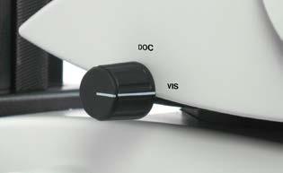 Tubo video/foto trinoculare 100 % Impiego Il tubo trinoculare video/foto 100 % consente, con un terzo percorso ottico, di osservare un campione o di farne una foto.