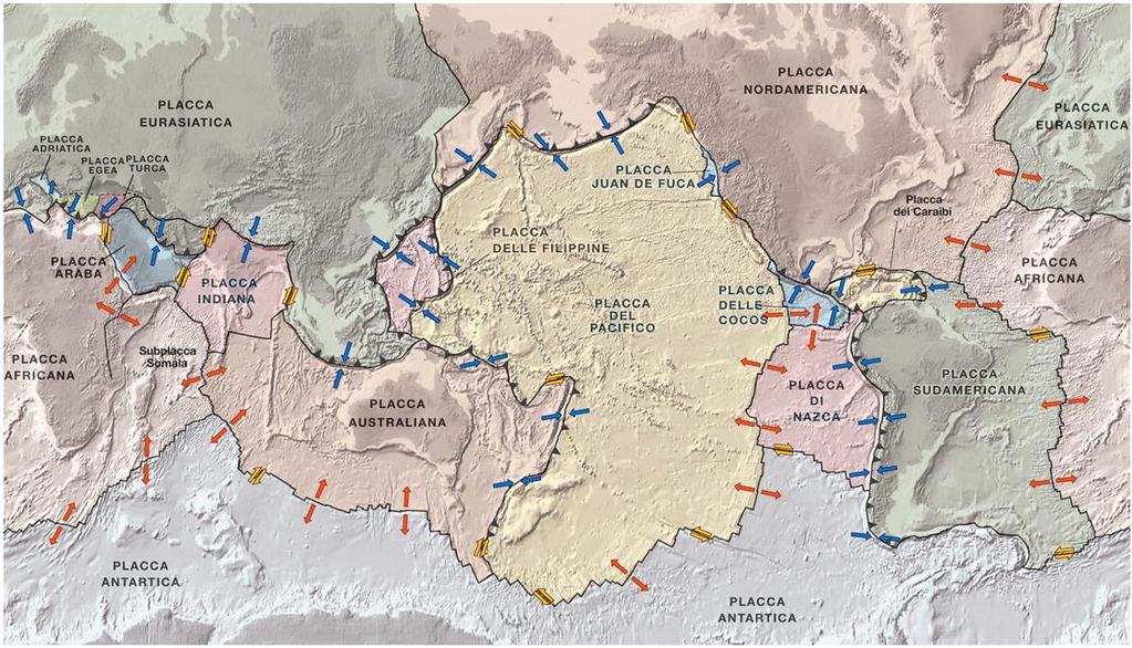 L energia geotermica fa muovere le placche litosferiche e