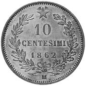 89 CU SPL 120 3004 10 Centesimi 1862 P e M - 1863 P - 1866 OM e T - 1867 N e OM e H CU Lotto