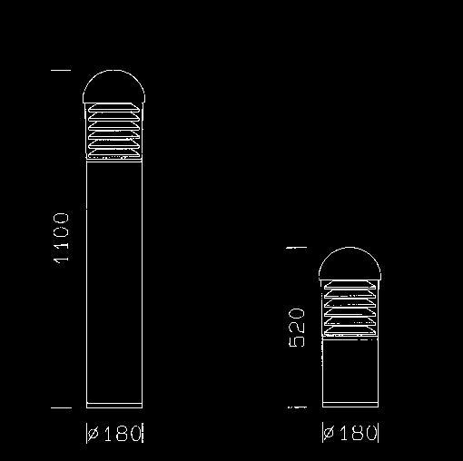 30 LC 2x18L 510048-00 520 ø180 ø180 IP54IK10 ART.