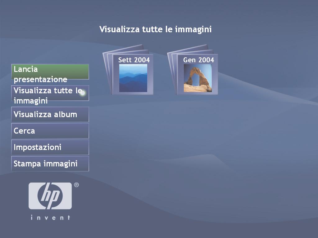 Gestioe delle immagii Per visualizzare e stampare immagii, utilizzare HP Image Zoe Plus e Immagii el