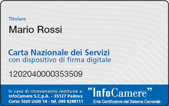 La CNS delle Camere di commercio A chi è destinata A tutti i cittadini ed agli imprenditori che vogliano