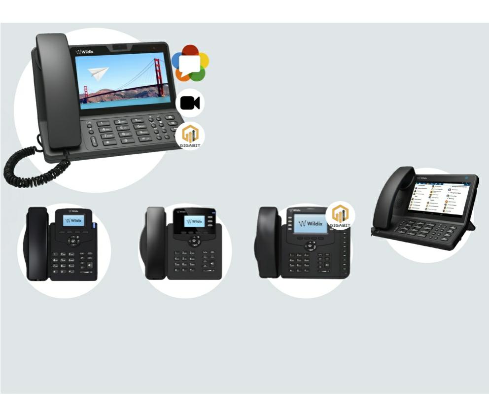 Telefoni VoIP e WebRTC Gli unici telefoni con lo stato di presence di tutti i colleghi locali e remoti.