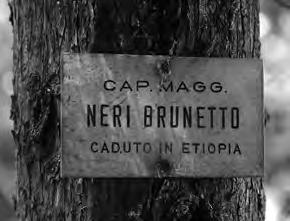 Il cognome è preceduto dalla sigla A.O.I. CAP. M. il cui significato è sicuramente Africa Orientale Italiana - Caporal Maggiore.