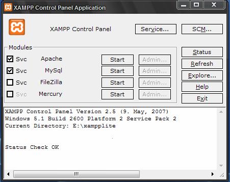 dove il,impostato per default, risulta : E:\xampplite\mysql\bin\mysqld-nt.