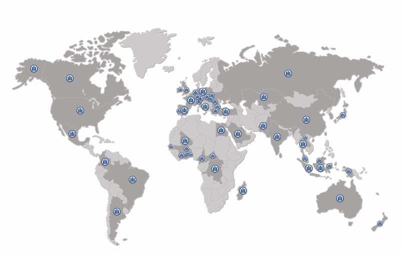 Gruppo Allianz: una presenza capillare nel mondo 76