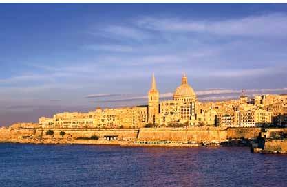 inizia con la visita della capitale, La Valletta, citta patrimonio dell Unesco ed eletta capitale Europea della cultura per il 2018.