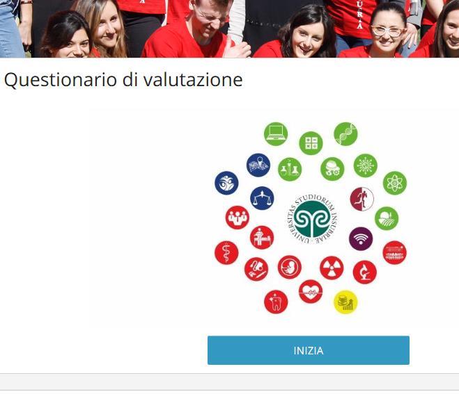 QUESTIONARIO DI VALUTAZIONE Compila on-line il questionario di valutazione utilizzando una delle postazioni a disposizione oggi oppure tramite il tuo smartphone o pc (entro martedì)