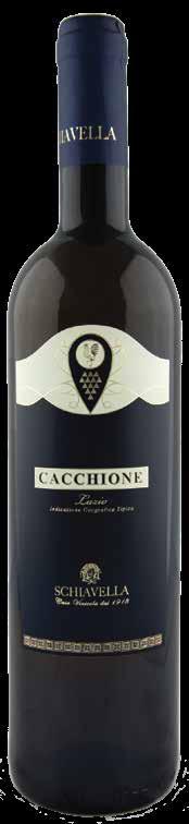 CACCHIONE 100% Bellone o Cacchine. Questo vino particolarmente interessante, è ottenuto da uve selezionte prodotte nelle colline laziali.