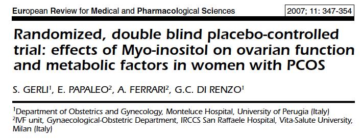 Myo-inositolo e sindrome metabolica 92 pazienti in oligoamenorrea con età <35 anni Ø Gruppo A: