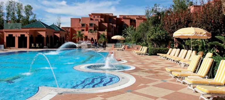 MAROCCO - MARRAKECH Mansour Eddahbi Pool Nella Marrakech di oggi, con lo stile della tradizione Splendidamente inserito nel nuovo quartiere dell Hivernage, questo albergo è una