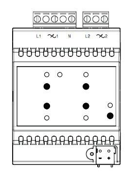 Attuatori dimmer universali Easy e canali - da guida DIN L attuatore dimmer universale Easy - da guida DIN, disponibile nelle due versioni da canale 500VA (GW A9 5) e canali 00VA (GW A9 5), permette