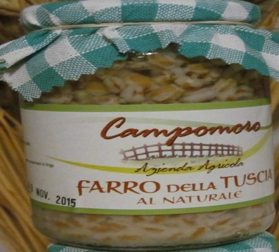 Articolo: FAGVERSEC FARRO DELLA TUSCIA COTTO INGREDIENTI: Farro della Tuscia perlato