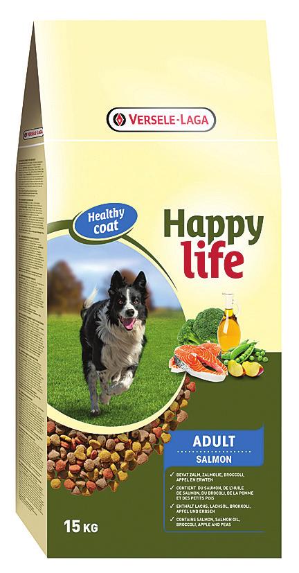 Cani Happy Life Happy Life Adult Chicken Proteine 25 % Happy Life Adult Chicken è un alimento completo a base di carne di pollo (min.12%) con l aggiunta di verdure e cereali di alta qualità.