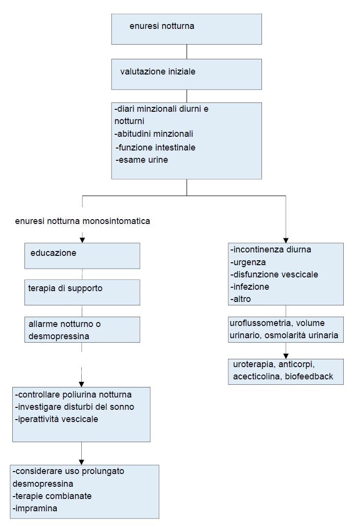 Figura 5: Algoritmo per la diagnosi ed il trattamento