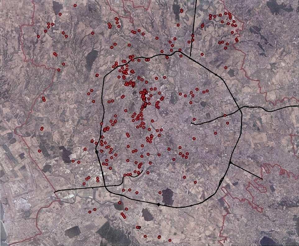 Distribuzione dei dissesti