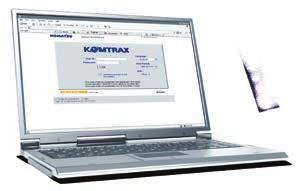 KOMTRAX Il modo per aumentare la produttività Il sistema KOMTRAX utilizza la più recente tecnologia di monitoraggio wireless.