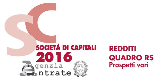 Output dati nel formato Unico 2016 IRAP 2016 RS 113 1 Incrementi del capitale proprio 2 Decrementi del capitale proprio 3 Incremento società quotate 4