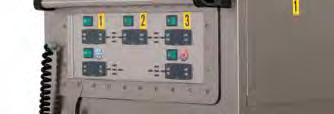 inferiori) T0106 Pannello comandi con termostati e protezione IPX5 7365A3-7368A3 (1 vasca superiore + 3 vani inferiori) T0108 Pannello comandi con termostati e protezione IPX5 7368A4 (1 vasca