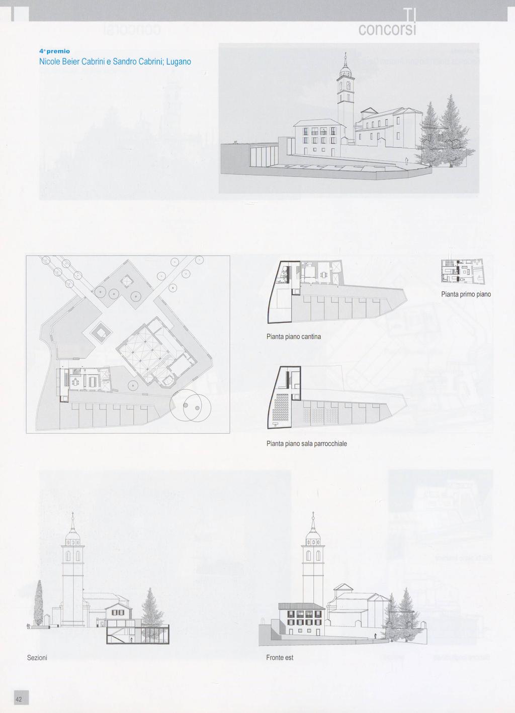 concorsi 4 premio Nicole Beier Cabrini e Sandro Cabrini; Lugano J I uri fi Ti. 1 IH IT ndi ütmt Zoll,.