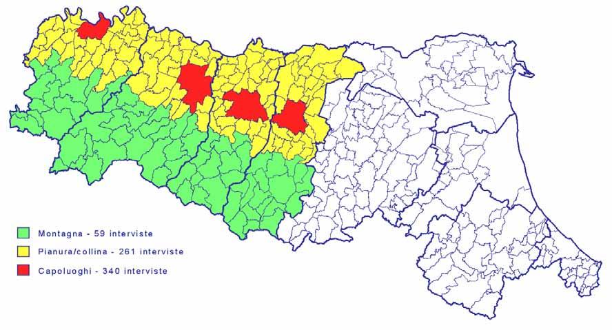 L antefatto Uno studio sui dati PASSI 2005 per sub aree per un area vasta dell Emilia-Romagna mostrava: forte omogeneità generale alcune differenze