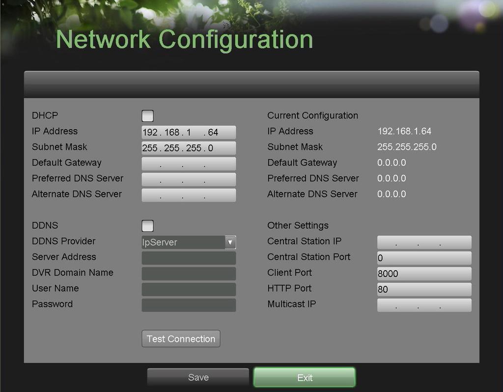 Configurazione delle impostazioni di rete Le impostazioni di rete devono venire effettuate al fine di poter utilizzare L NVR/HVR in rete per mezzo di un PC con il software client ivms-4000 installato