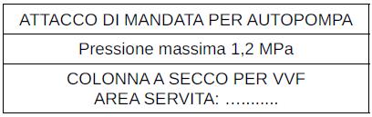 segue La colonna a secco deve essere progettata, realizzata e mantenuta a regola d arte.