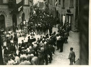 Funerali di Samuele Rovazzani Il terzo fratello Rovazzani Alessandro padre di