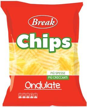 Patatine Chips Ondulate g