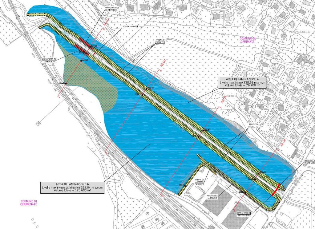 TORRENTE SEVESO NEI COMUNI DI CARIMATE, VERTEMATE CON MINOPRIO E CANTÙ (CO) - MI-E-795