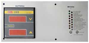 Interfaccia display Single line diagram Un interfaccia uomo-macchina assicura l accesso a tutti i parametri importanti; il pannello principale è accessibile dal fronte quadro.